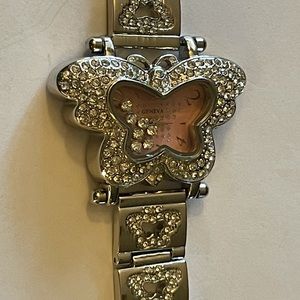 Beautiful Worn Once Pink Crystal Watch